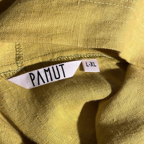 Pamut Apparel | Judith Top in Citron Linen - Picture 4 of 6